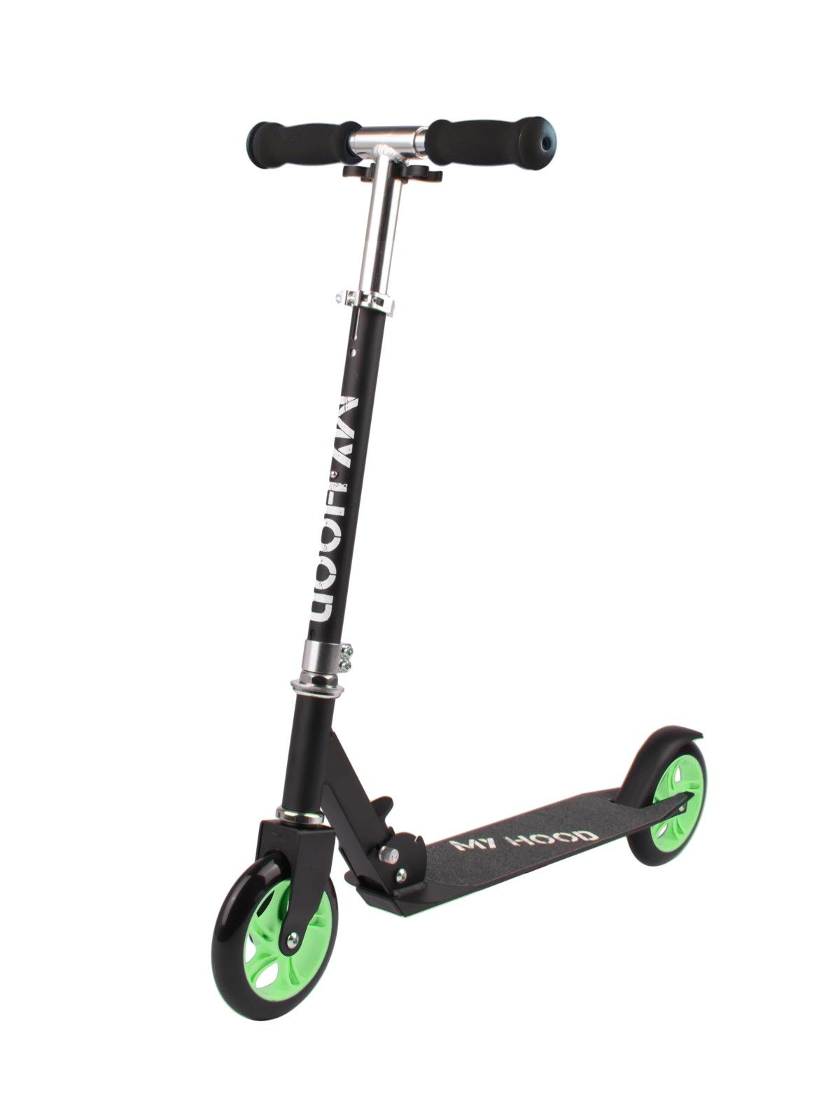 My Hood 145 Scooter - Black/green - Rutscherautos Und Laufraeder - 505164