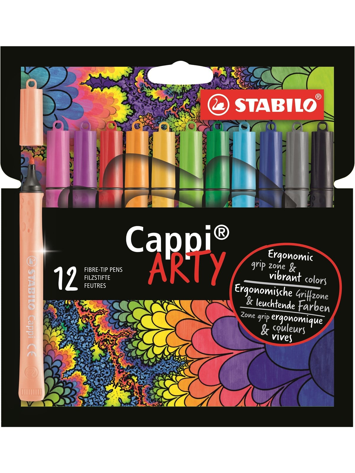 Stabilo Cappi Arty Wallet of 12 - Hobby Zubehoer - 208589