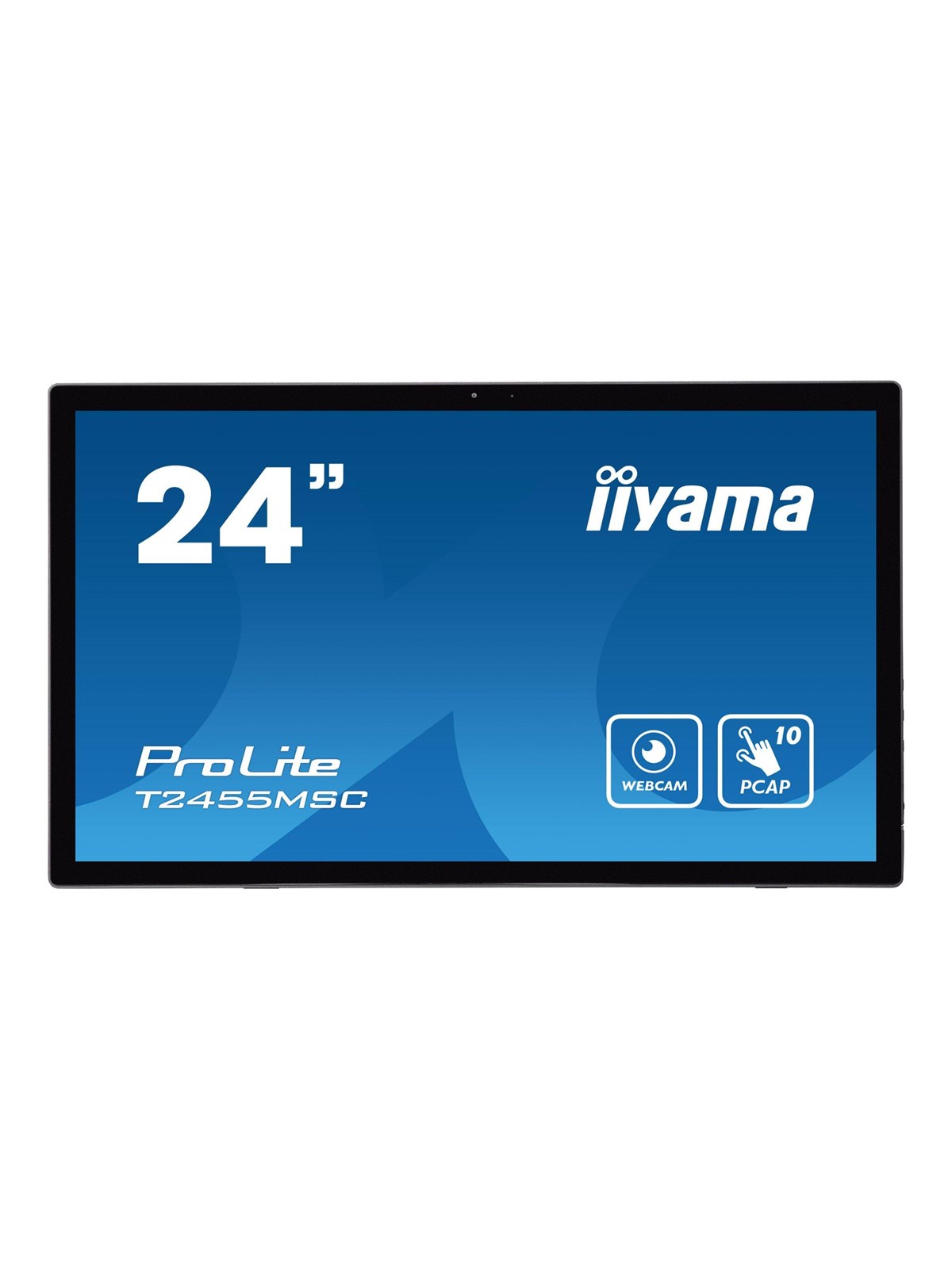 24" Iiyama Prolite T2455msc - 1920x1080 (Fhd) - Ips - Touchscreen - Bildschirm - T2455msc-b1