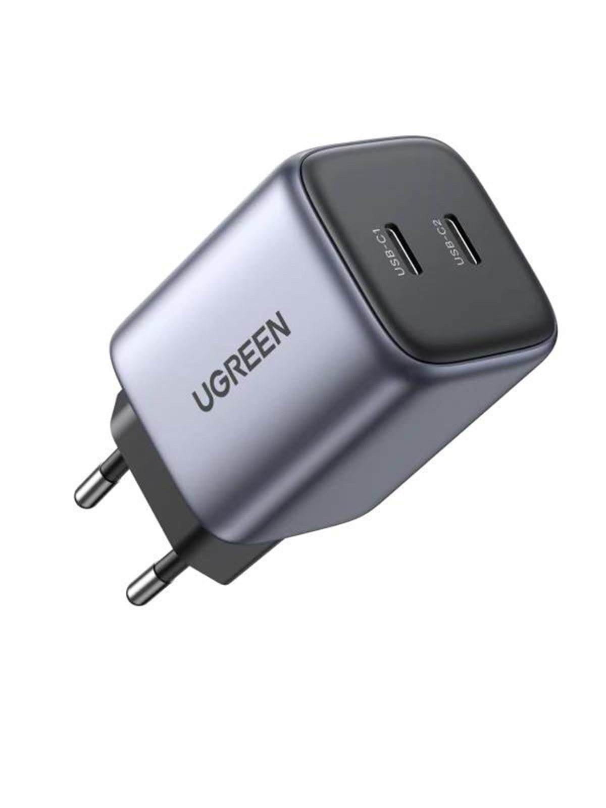 Ugreen Nexode Gan 45w Dual Usb-c PD Charger - Space Gray - Handys Adapter Und Ladegeraete - 90573