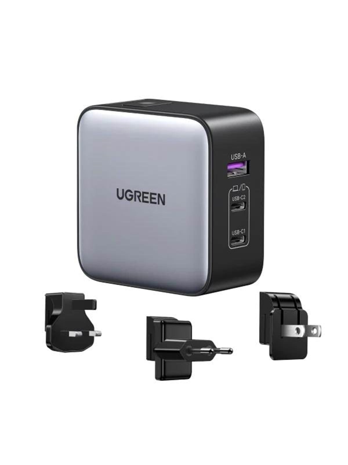 Ugreen Nexode Gan 65w Travel Adapter (Us/uk/eu) - Handys Adapter Und Ladegeraete - 90409