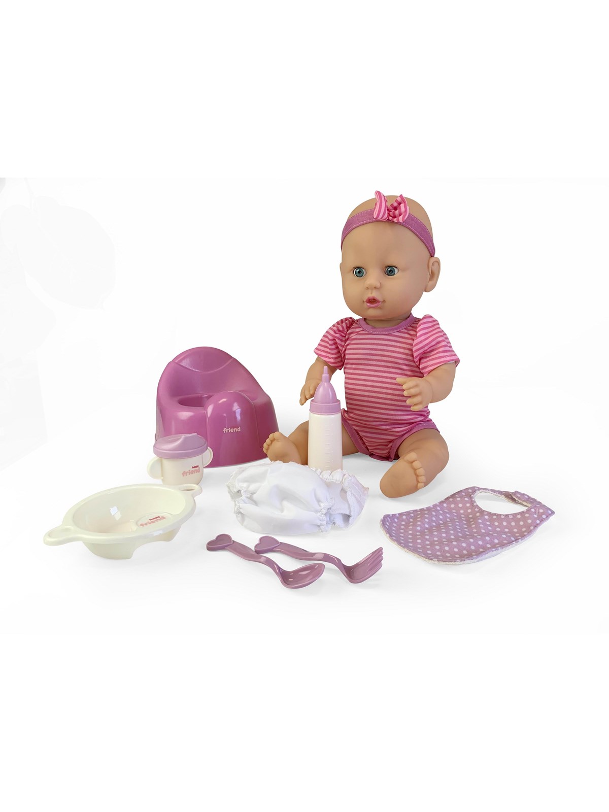 Happy Friend Maja New Born 40cm Playset - Dolls Accessories - 504215