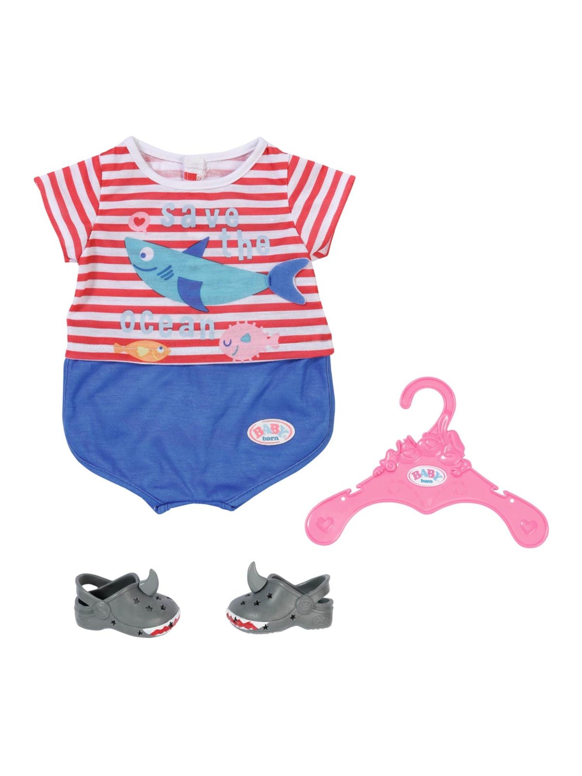 Baby Born Bath Pyjamas Wshoes Blue 43cm - Dolls Accessories - 834268