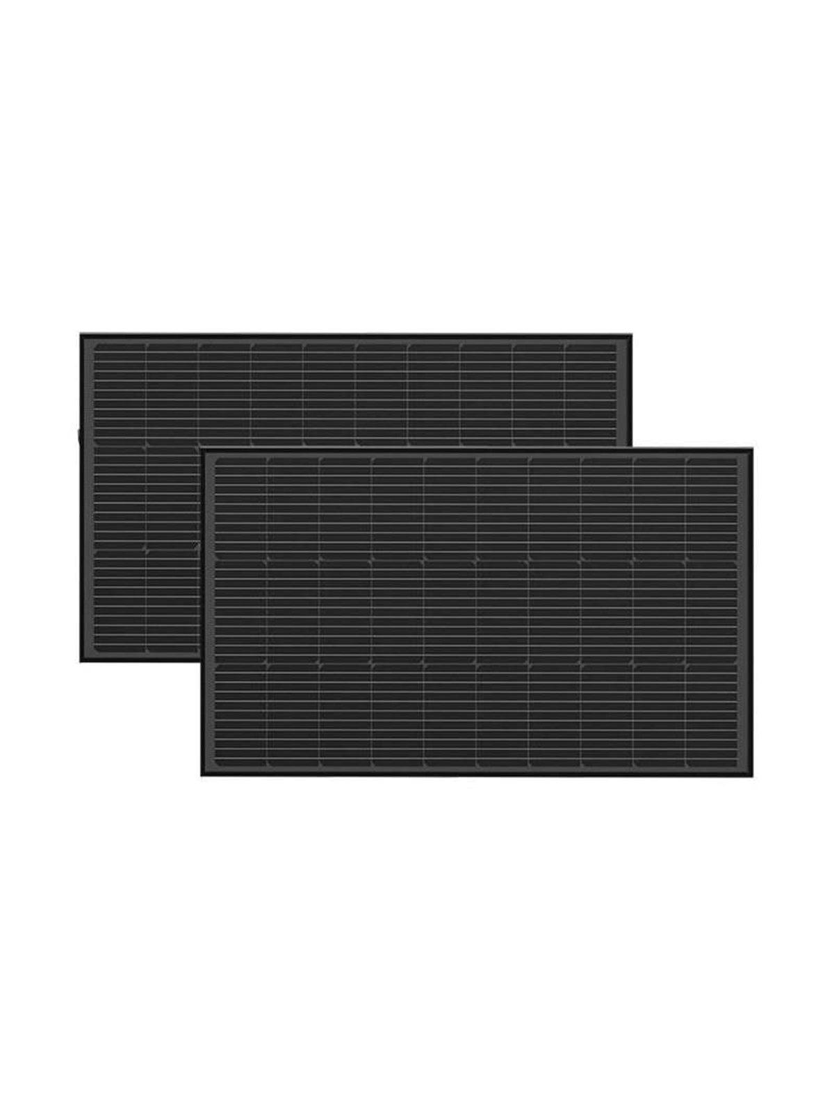 Ecoflow 2 × 100 W Rigid Solar Panel Combo + 2 Pairs of Mounting Feet - Kraftwerk - Zms331