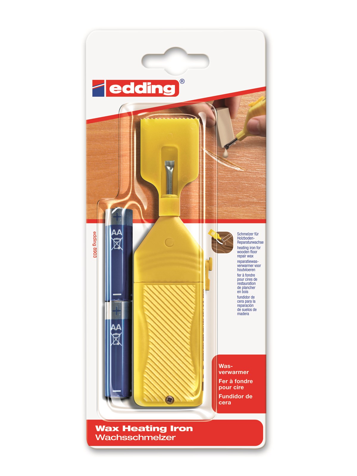 Edding E-8903 Heating Iron For Wooden Floor Repair Waxes - Haus Garten - 4-8903-1-4