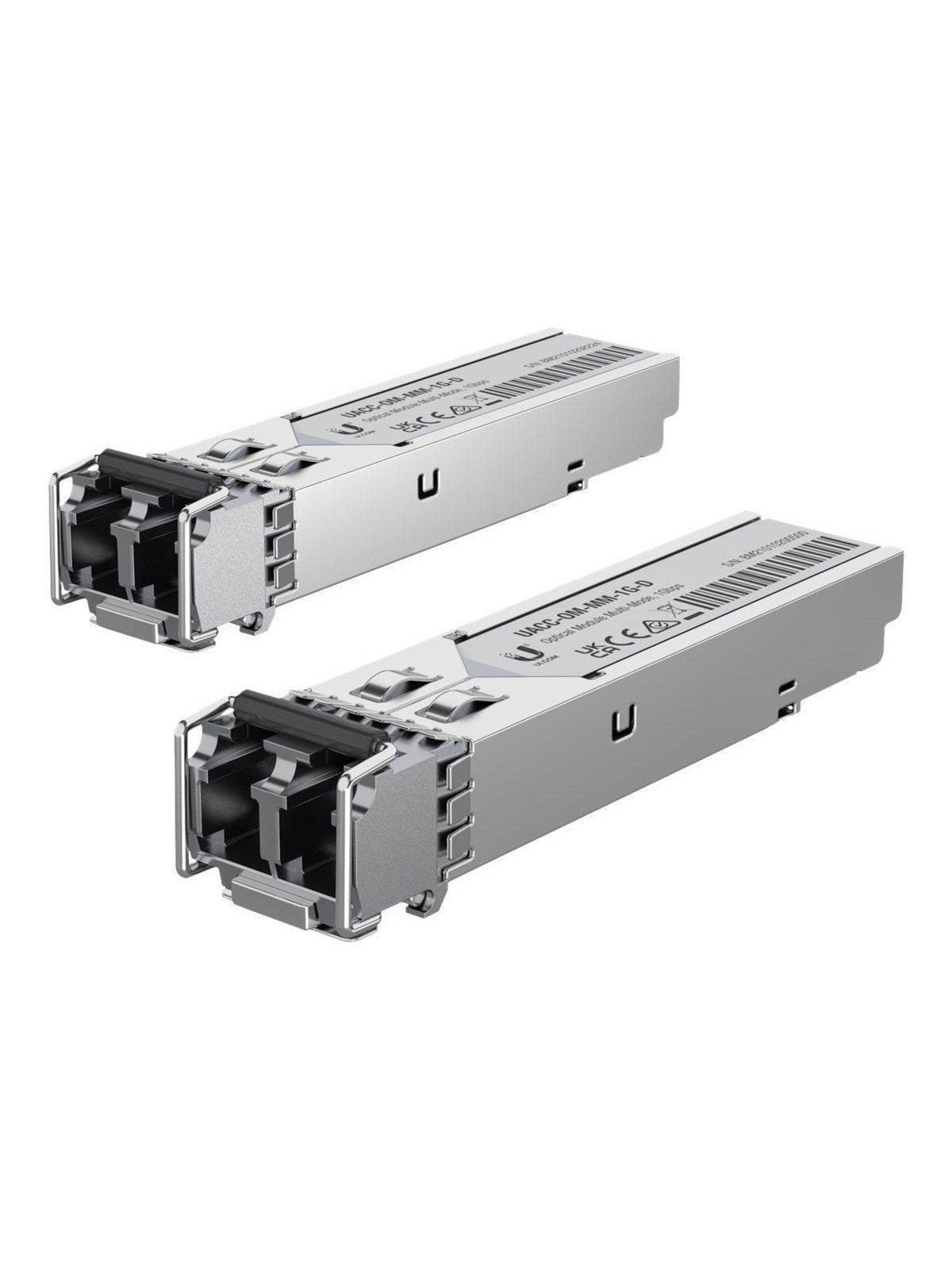 Ubiquiti Uacc-om-mm-1g-d-2 Sfp Multi-mode Duplex Fiber Transceiver 550m 850nm (Pack of 2) - Repeater Transceiver