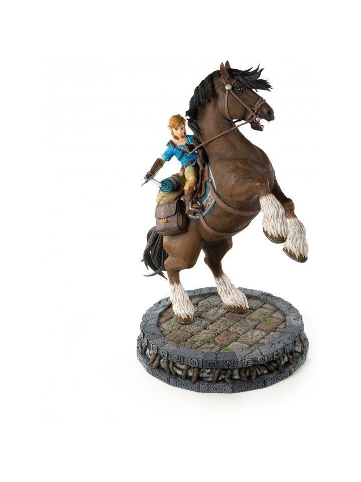 First 4 Figures - The Legend of Zelda: Breath of The Wild: Link on Horseback (Standard Edition) - Figur - Merchandise - 5060316625699