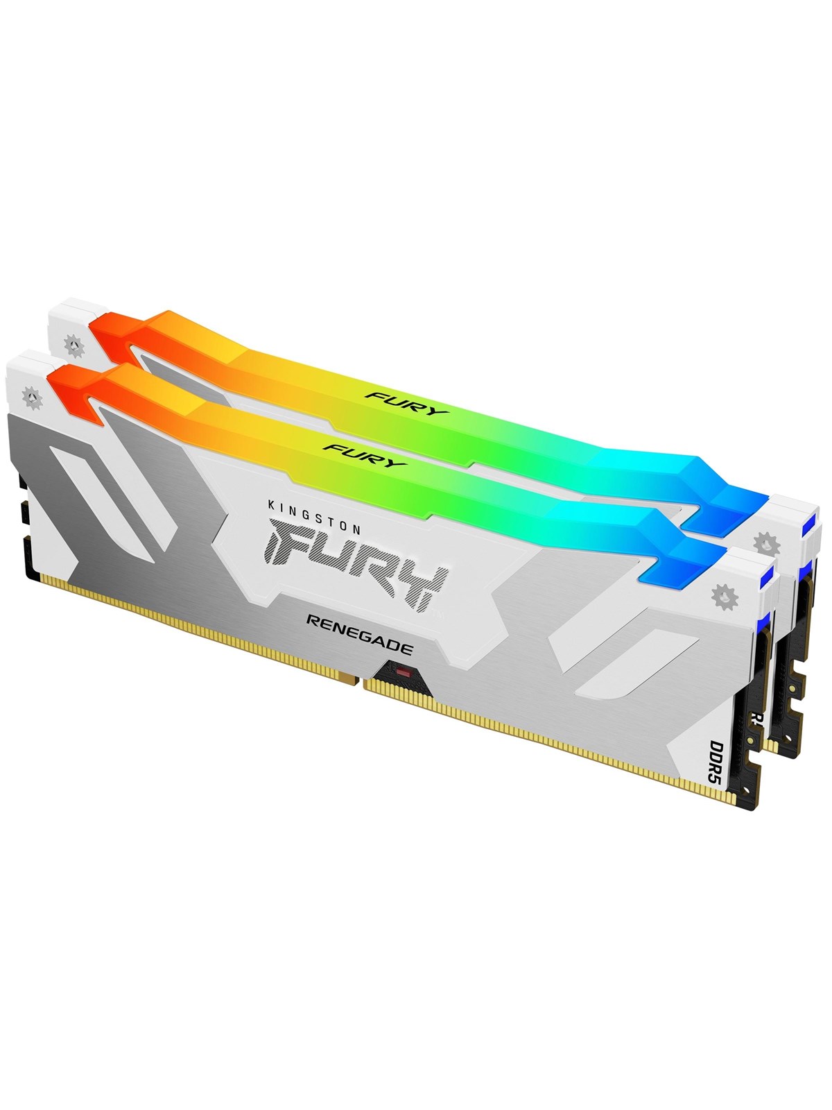 Kingston Fury Renegade Rgb Ddr5-6400 - 32gb - Cl32 - Dual Channel (2 Pcs) - Intel Xmp - Weiß Mit Rgb - Ram - Kf564c32rwak2-32
