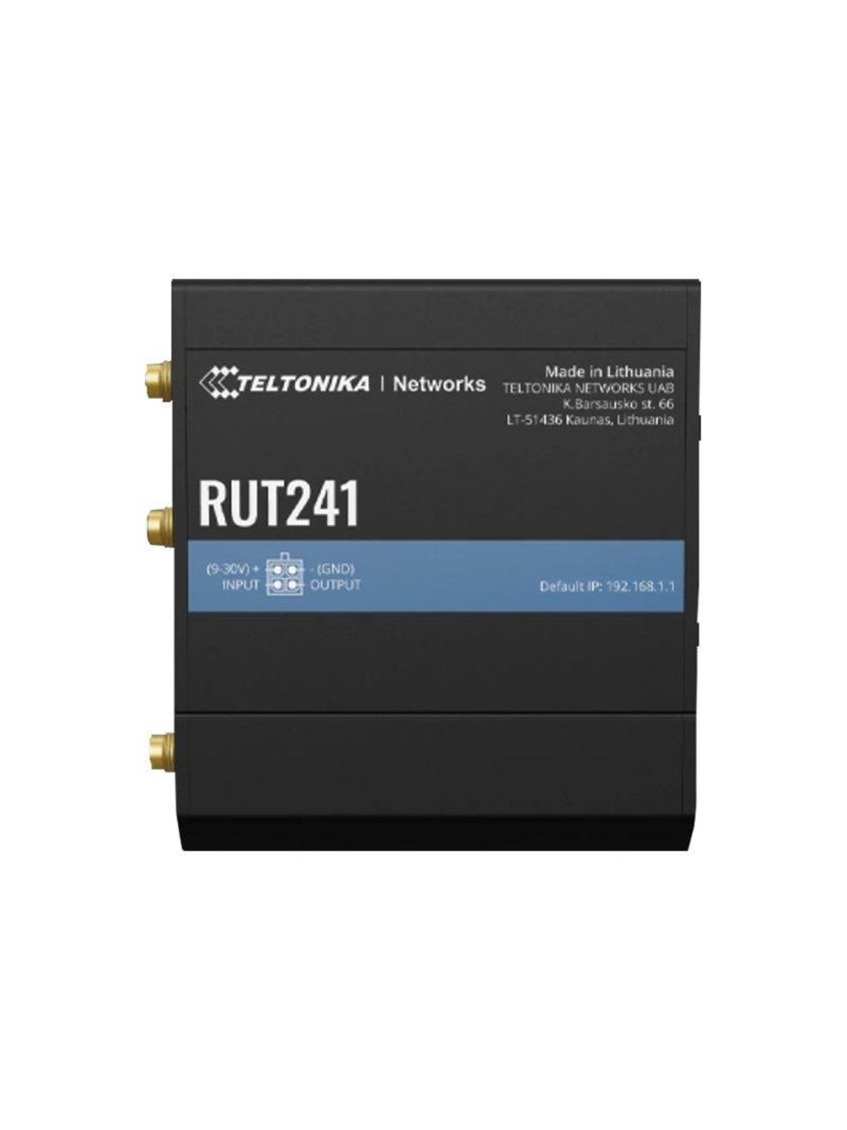 Teltonika Rut241 Industrial Cellular Router 4G Lte Wi-fi (Rut241010000) - Wireless Router N Standard - 802.11n - Wlan Router