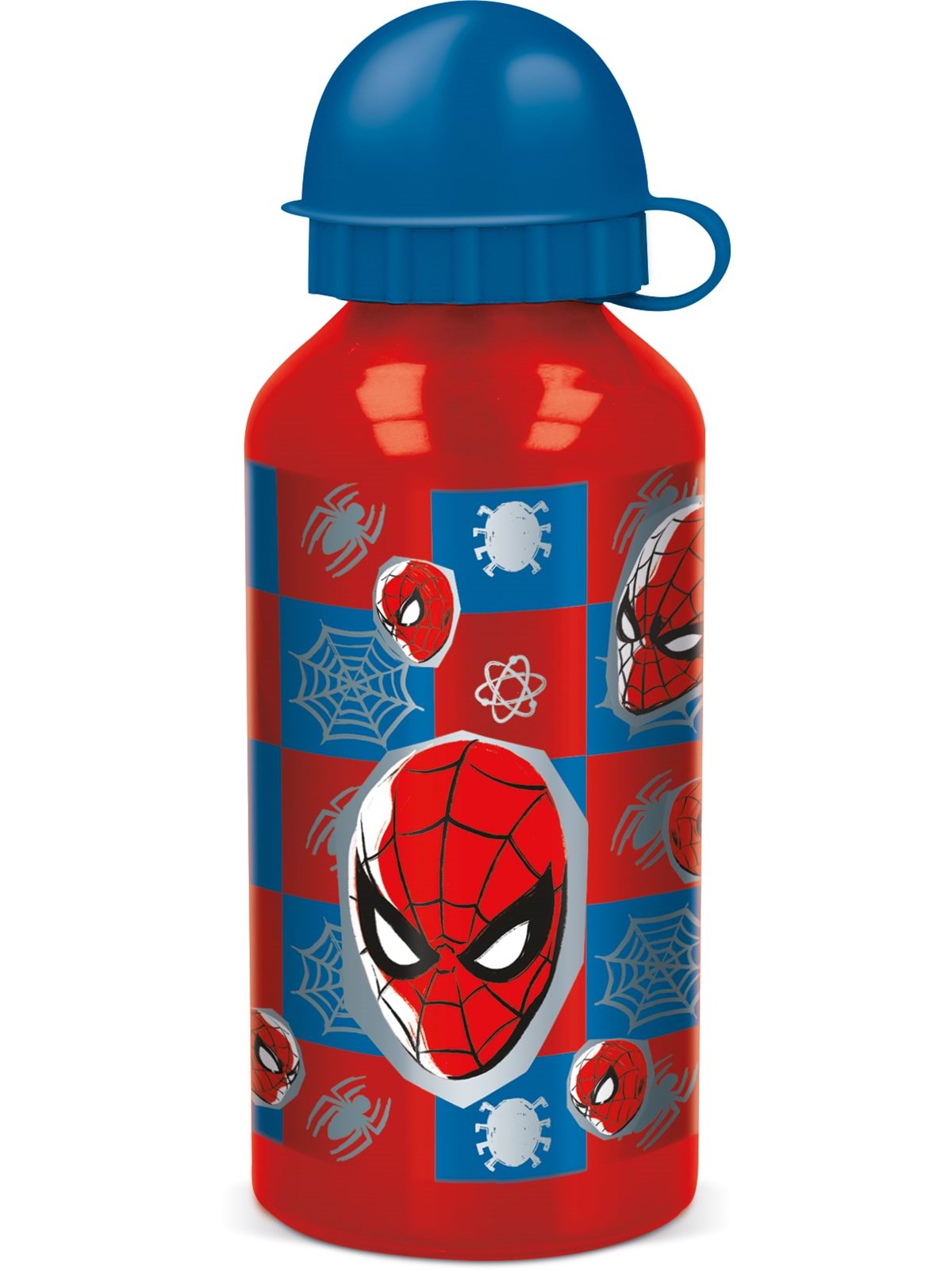 Euromic Spiderman Water Bottle Aluminum 400ml - New - Schul Zubehoer - 088808717-74734