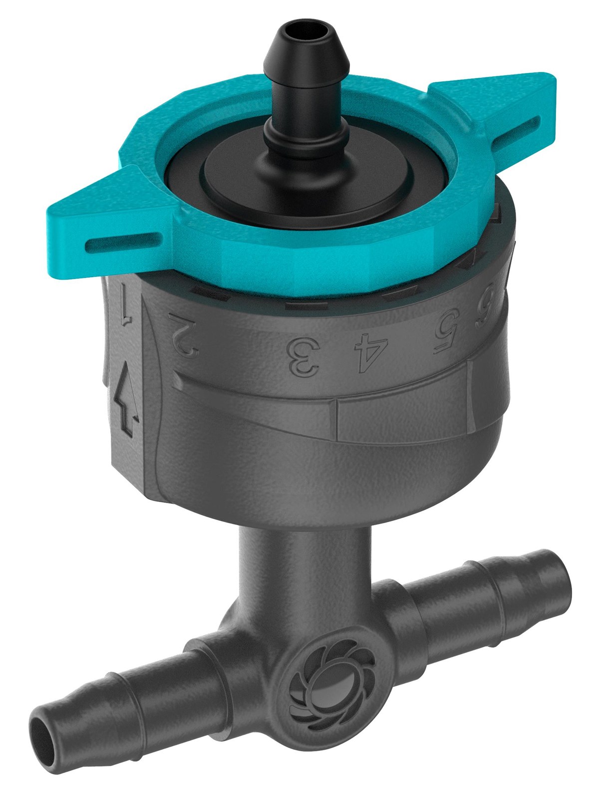 Gardena Regulierbarer Reihentropfer 1-8 L/h, Druckregulierend - Gartenbewaesserung - 13314-20