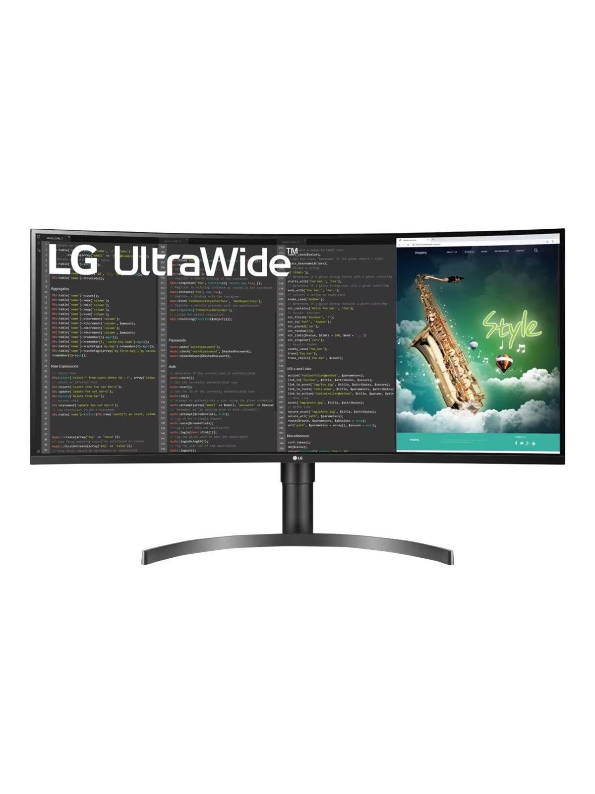 35" LG Ultrawide 35wn75cp-b - 3440x1440 (Uwqhd) - 100hz - VA - 94w Usb-c - Bildschirm