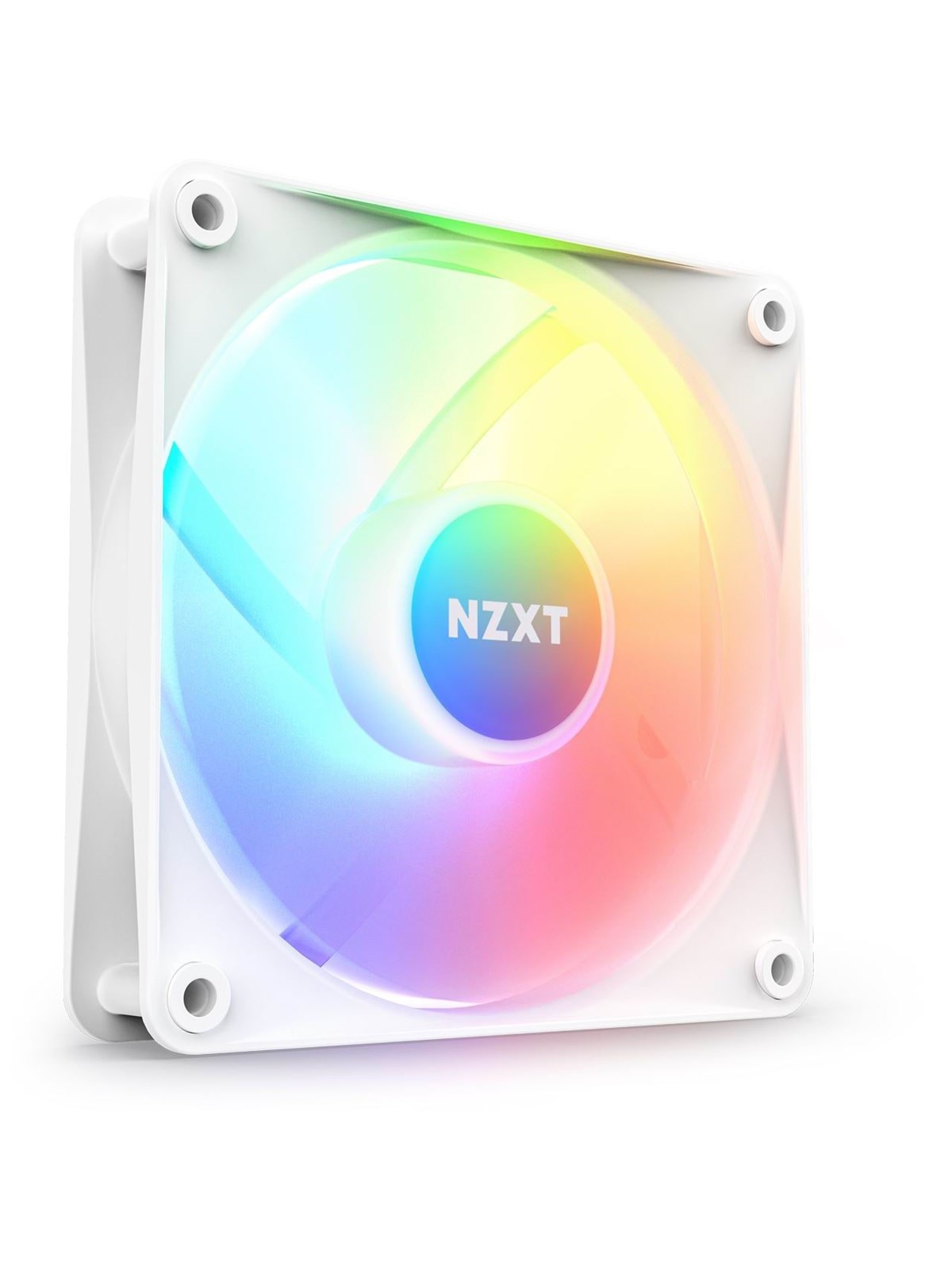 Nzxt F120 Rgb Core - White - Gehäuselüfter - 120mm - Weiß Mit Rgb-beleuchtung - 34 Dba - Gehaeuseluefter - Rf-c12sf-w1