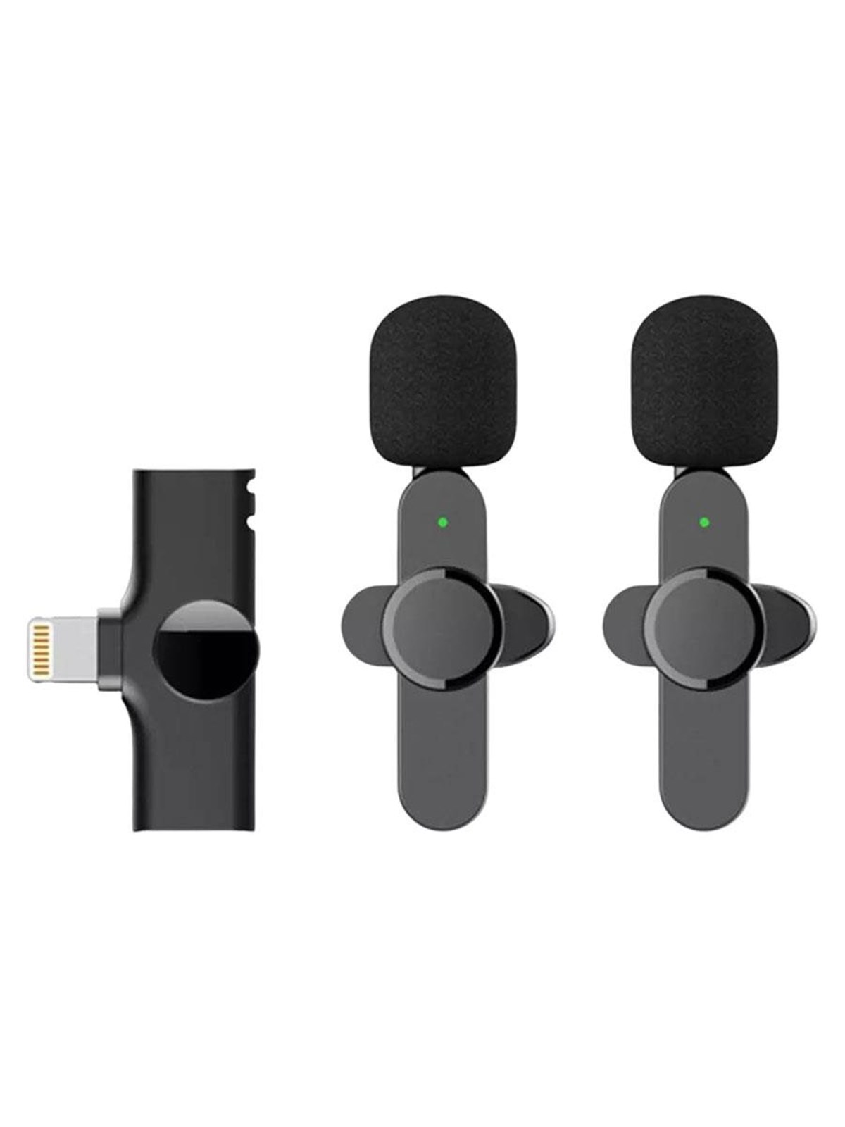 Lippa Dual Wireless Lavalier Microphone With Lightning Connector - Handys Anderes Zubehoer - Lpk52-l
