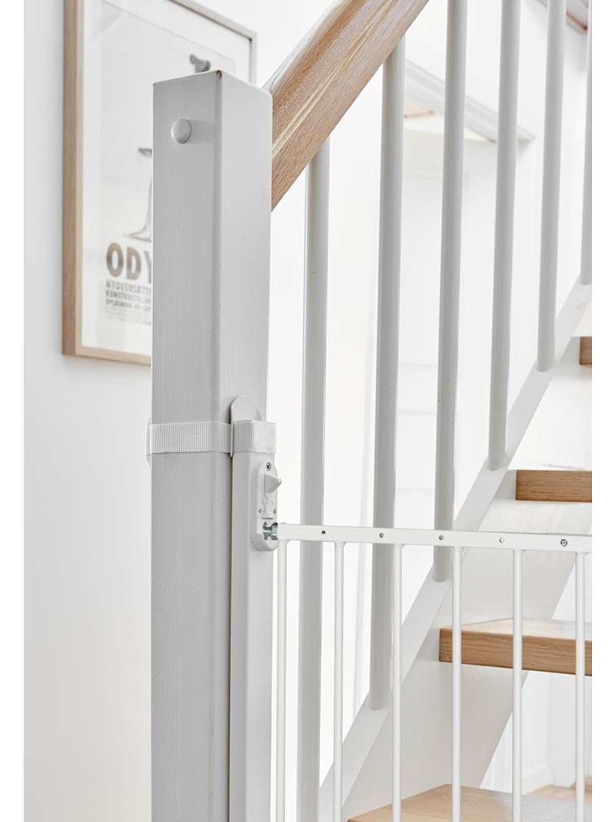 BabyDan Sicherheitsgitter Treppenadapter - Weiß