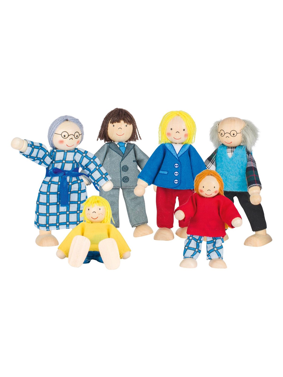 Goki Dollhouse City-family - Holzspielzeug - So218