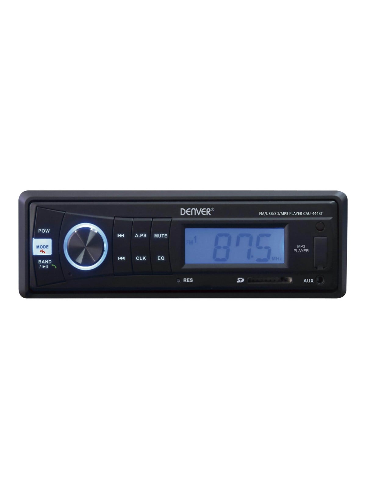 Denver Cau-444bt - Car - Digital Receiver - In-dash Unit - Single-din - Autoradio - Autoradios