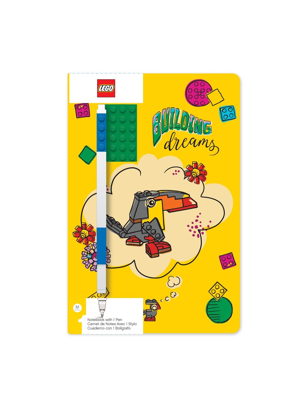 Euromic Lego Stationery Notebook Building Dreams W/gel Pen - Schul Zubehoer - 4003063-52525