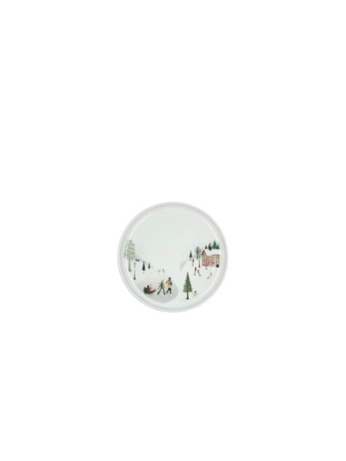 Pillivuyt Plate Flat Straight Edge Winter 15.5cm White Ovenproof Porcelain - Tischgedeck - 24729