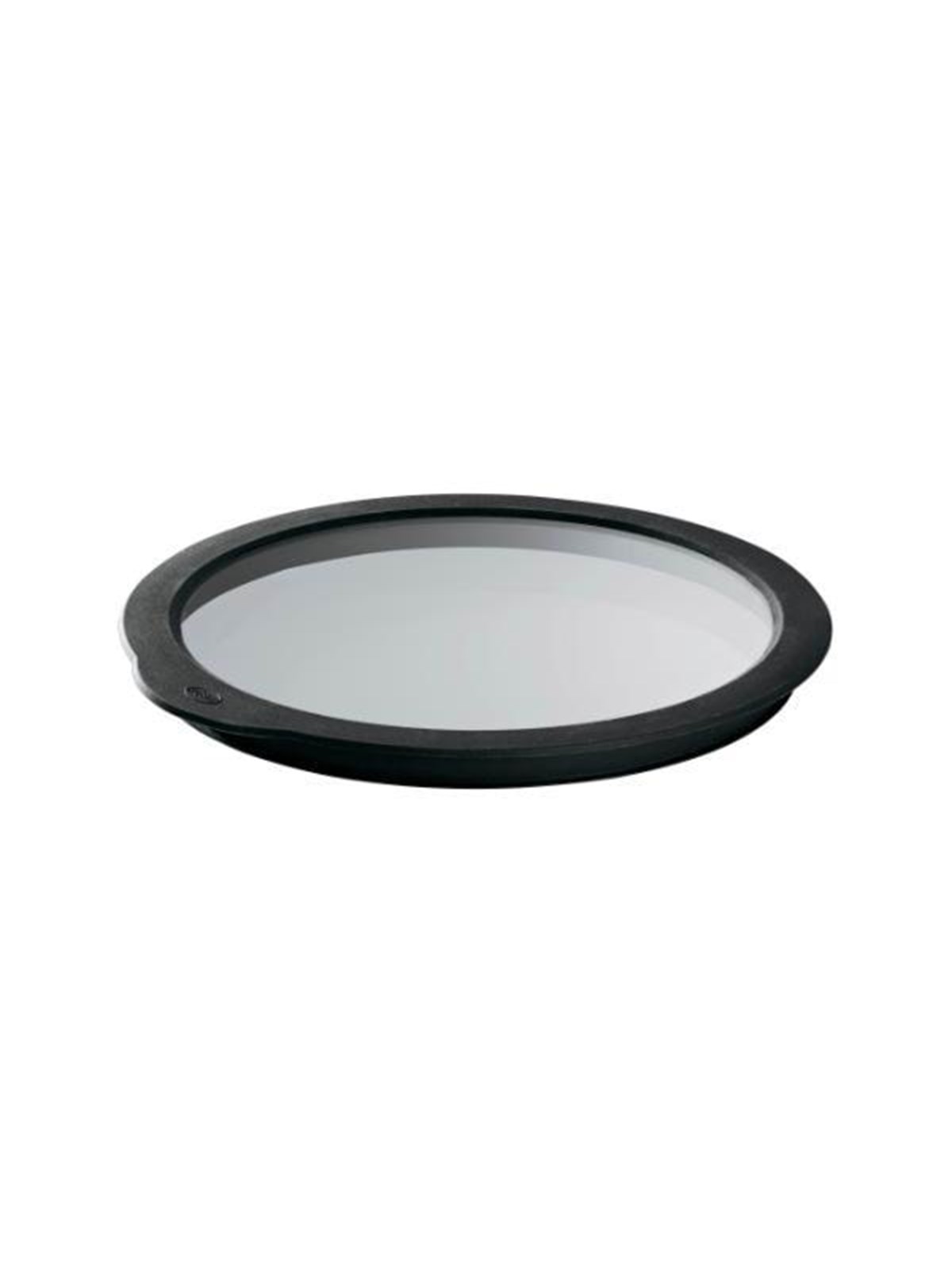 Rösle Glass Lid 28 cm Clear/black Glass/silicone - Kuechenzubehoer - 22558