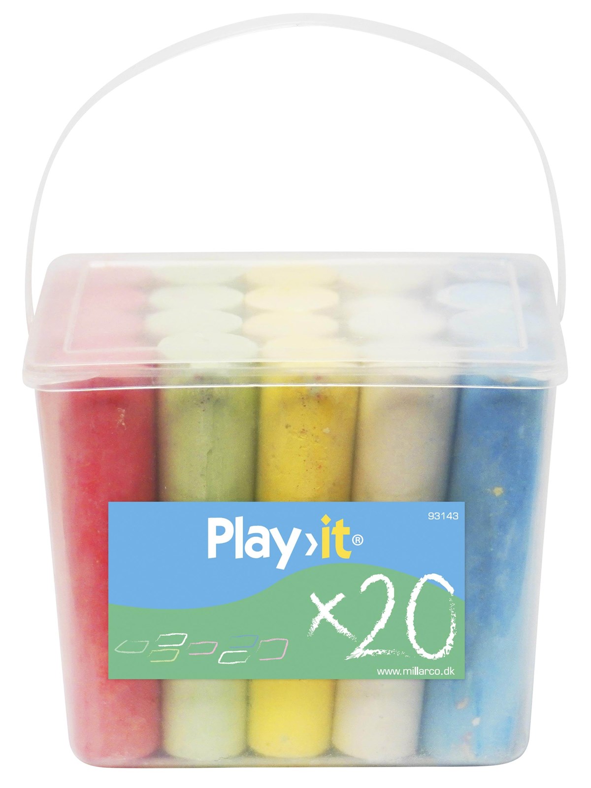 Play>it Crayons 5 Colours 20 Pcs - Kreativ Spiele - 93143