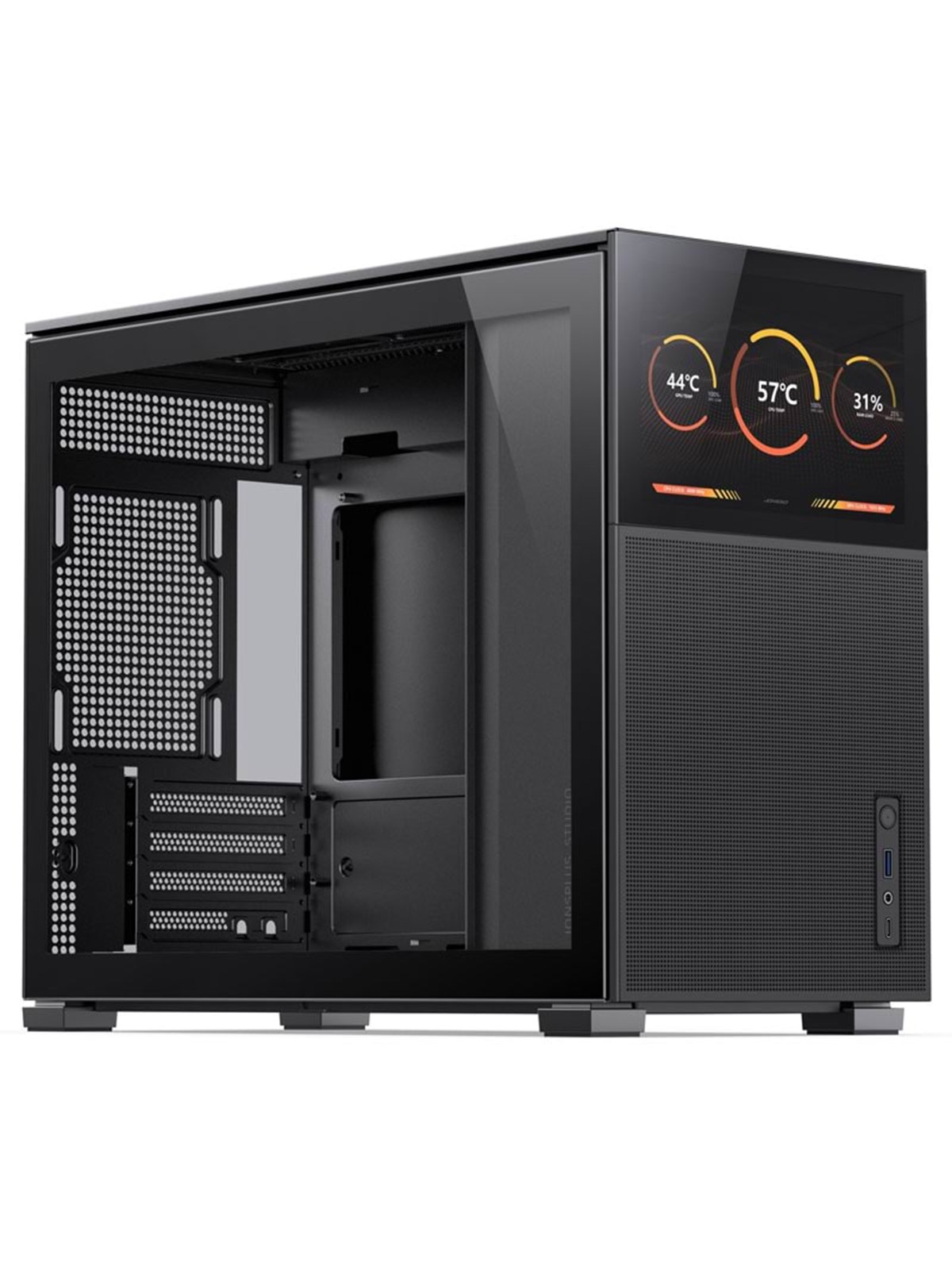 Jonsbo D31 Mesh Screen - Black - Gehäuse - Minitower - Schwarz - Gehaeuse - D31 Mesh Black SC
