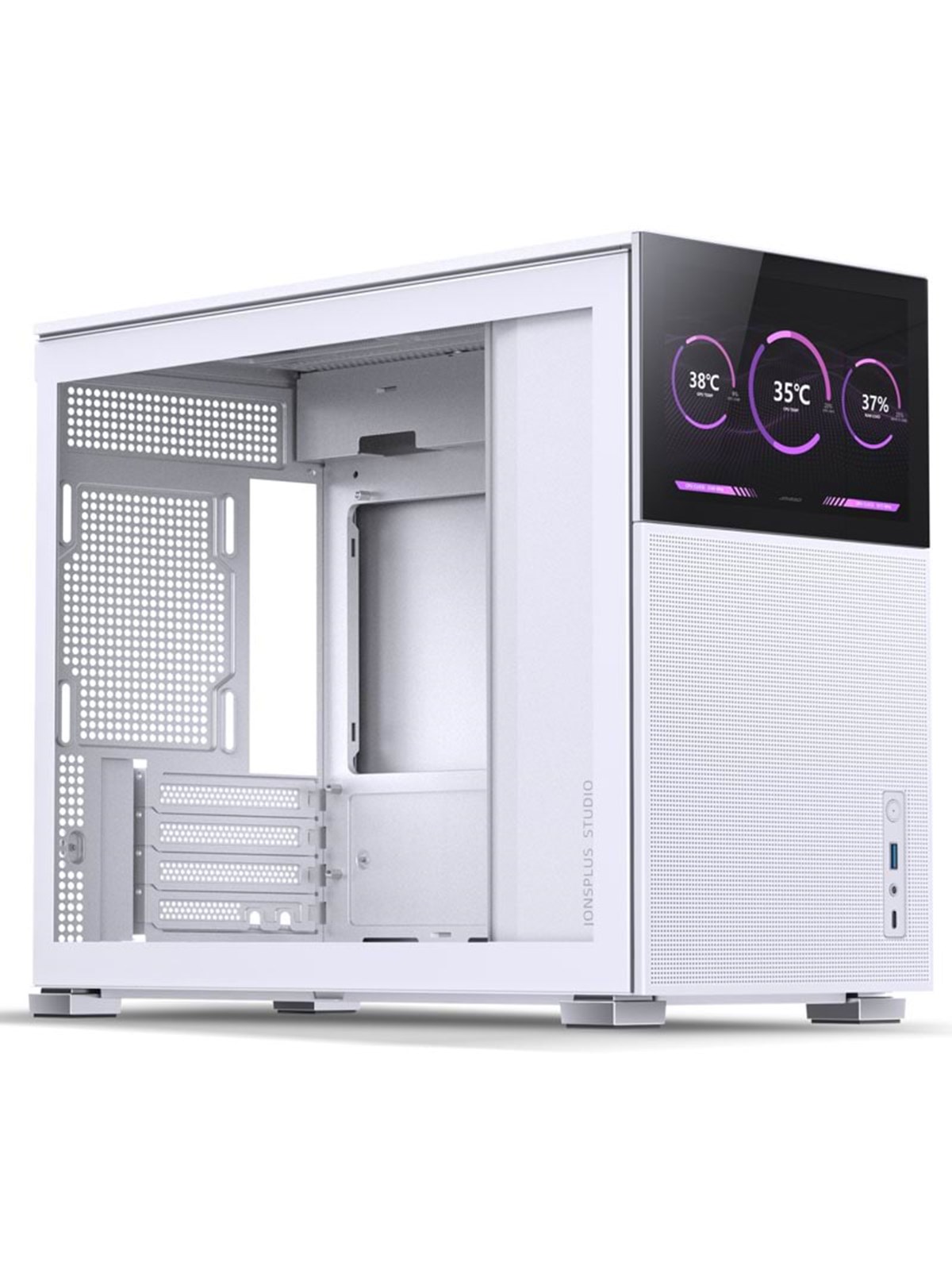 Jonsbo D31 Mesh Screen - White - Gehäuse - Minitower - Weiß - Gehaeuse - D31 Mesh White SC
