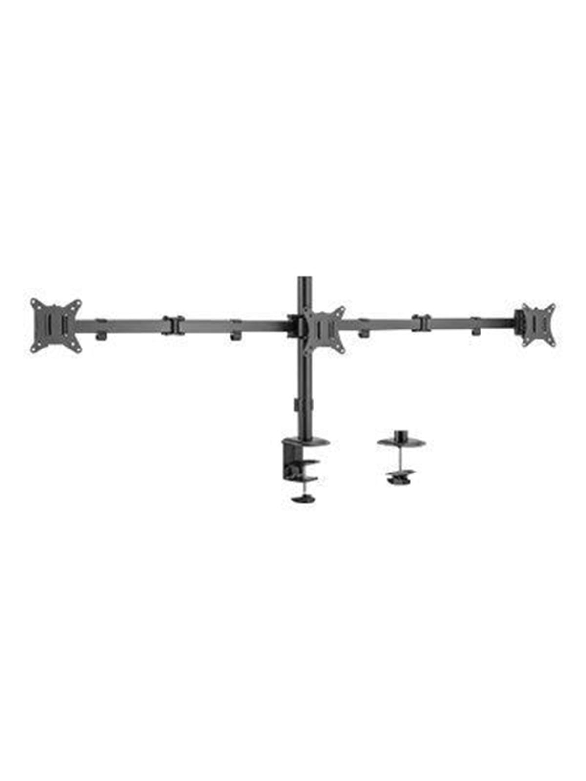Gembird Monitor Arm - Adjustable Desk Arm 3-display 17"-27" - Monitorhalterung - Ma-d3-01