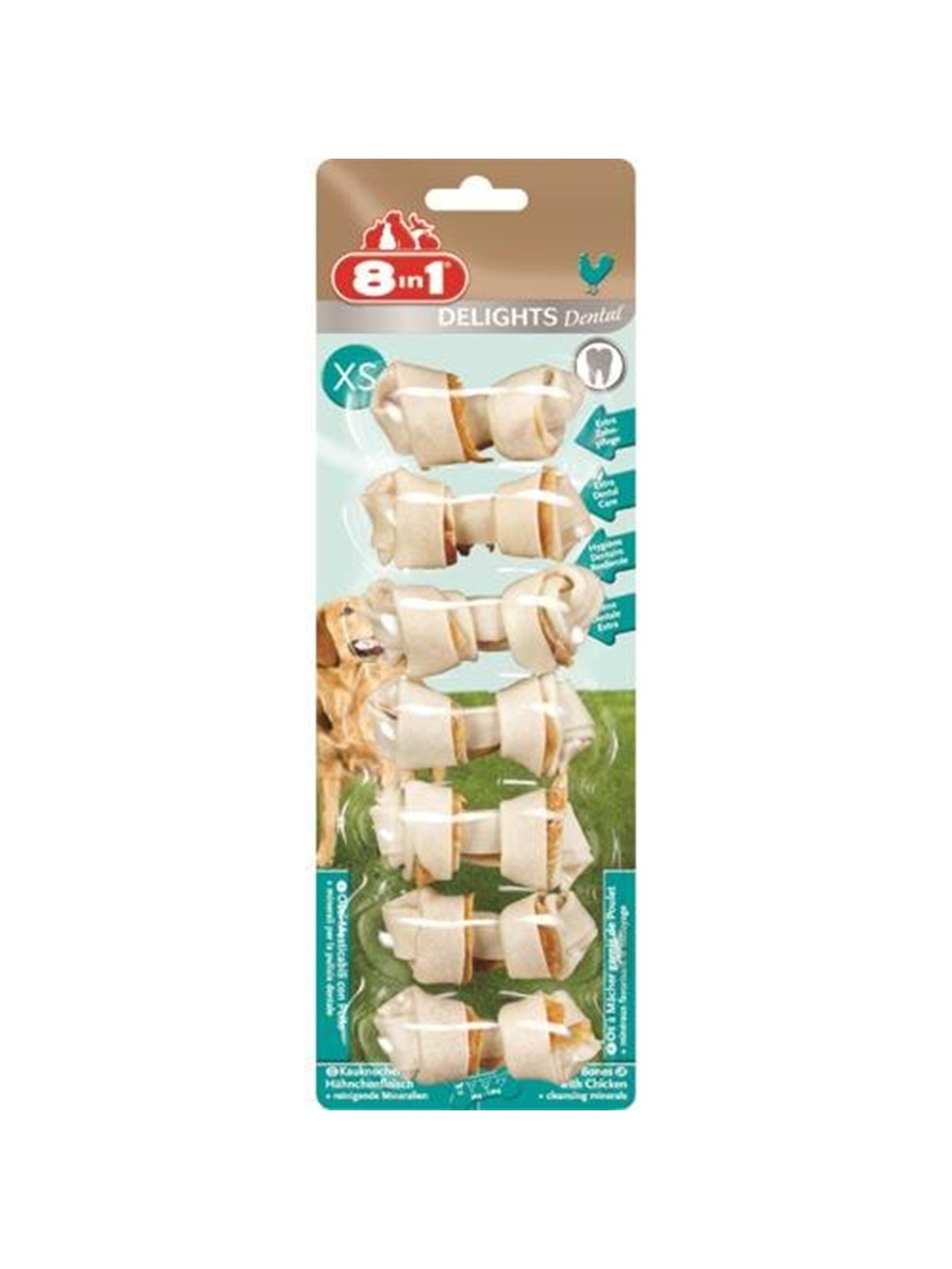 8 in 1 8in1 Dental Delights XS 7 Pcs. - Hunde - T660330