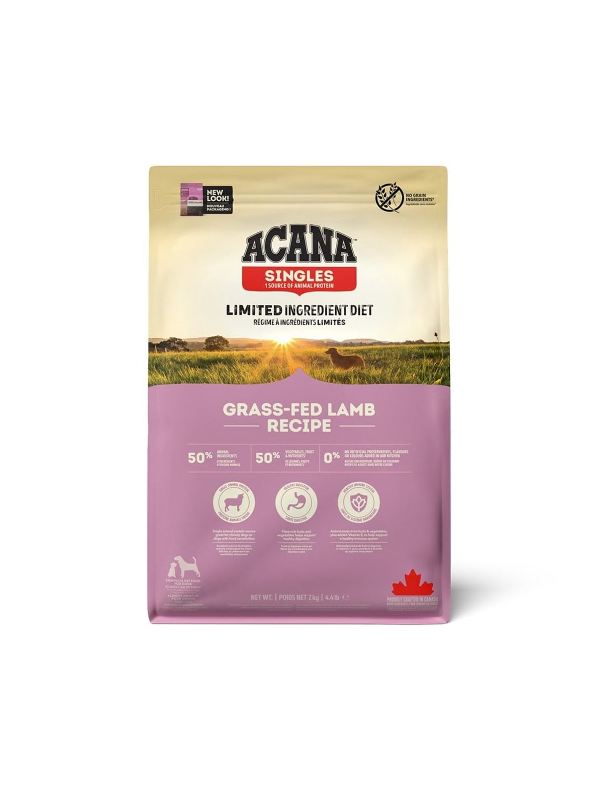 Acana Grass-fed Lamb Dry Dog Food 2kg - Hunde - 064992570200