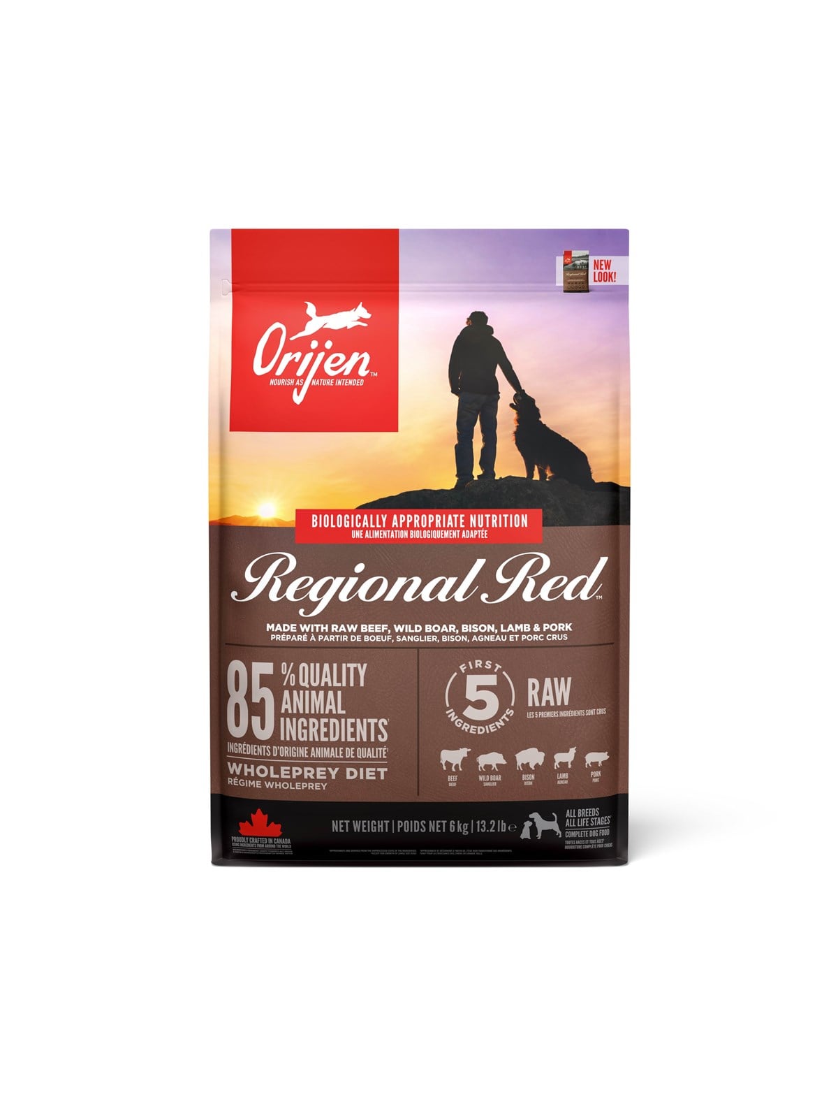 Orijen Regional Red Complete Dry Dog Food 11.4kg - Hunde - Ori018e