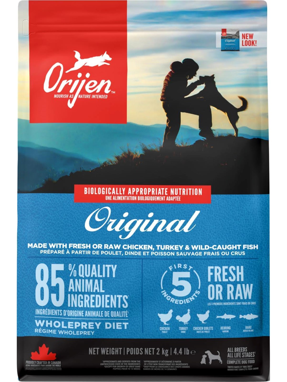 Orijen Original Complete Dry Dog Food 2kg - Hunde - 064992182205