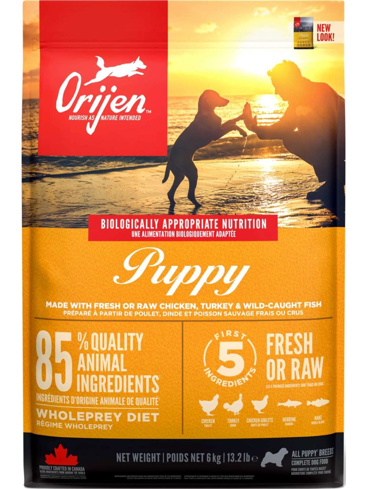Orijen Puppy Complete Dry Dog Food 6kg - Hunde - Ori003e