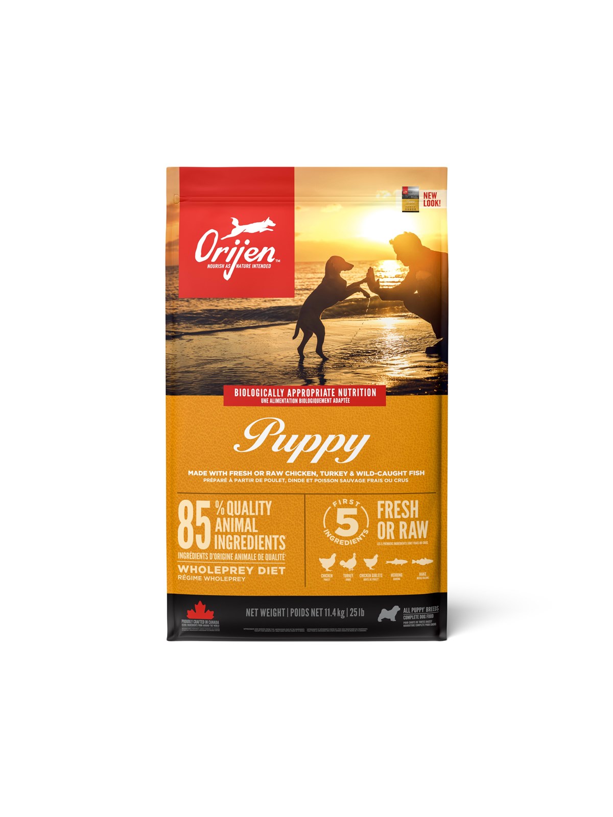 Orijen Puppy Complete Dry Dog Food 11.4kg - Hunde - 064992180126
