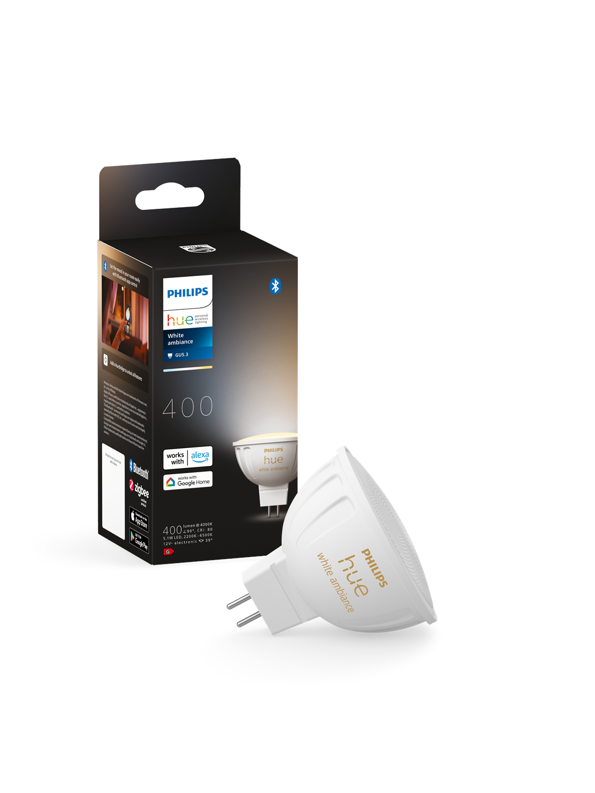 Philips Huewa 4.7W 12v Mr16 1 Pack - Smart Home - 929003575201