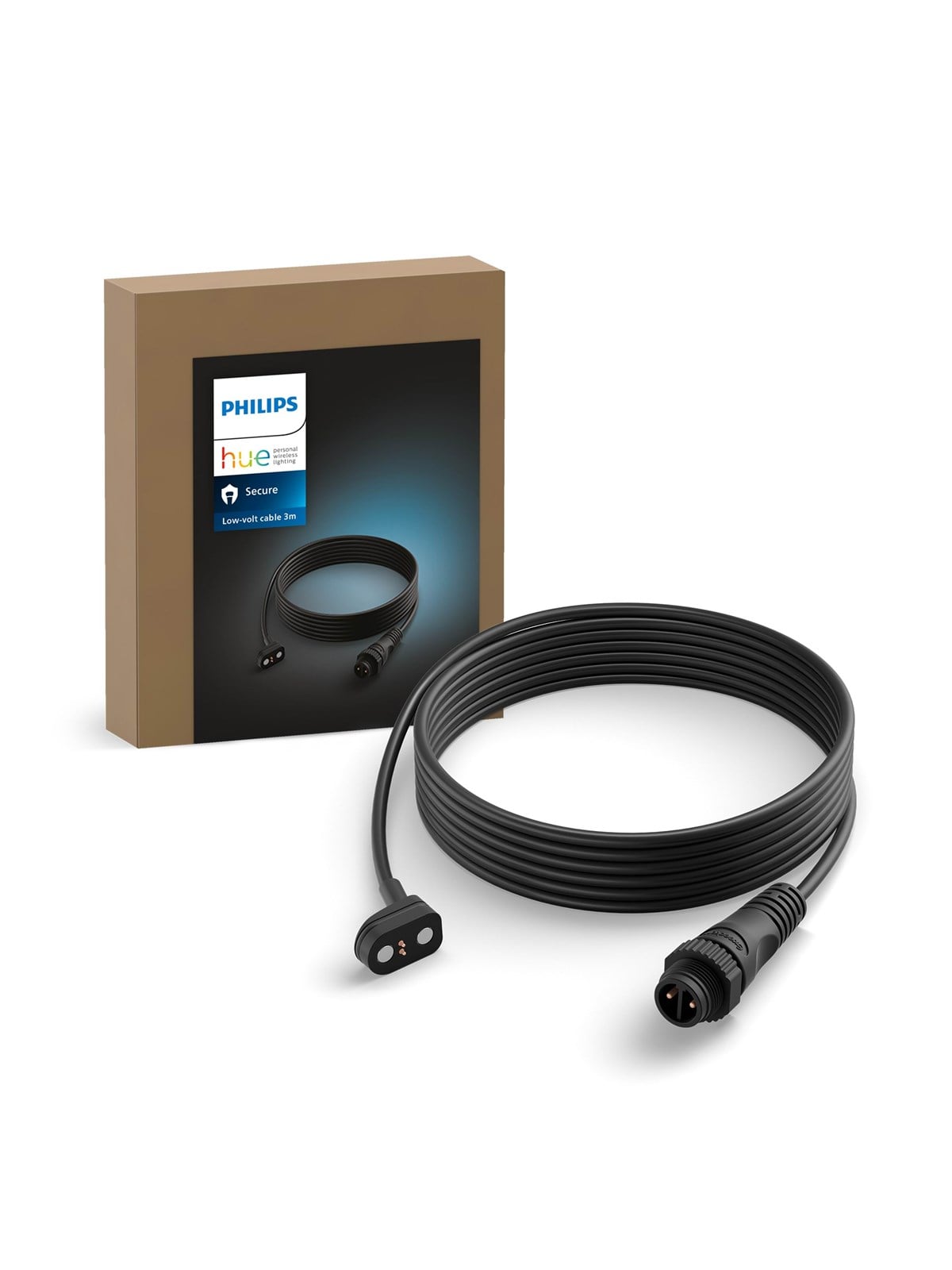 Philips Hue 3m Csa-2da Cable Black (24v Outdoor) - Smart Home - 929003563201