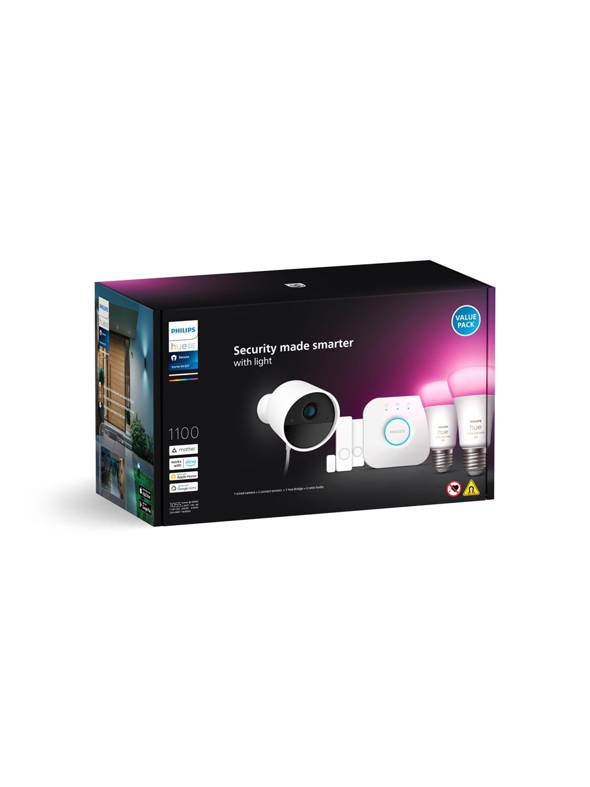Philips Hue Secure Camera Wca E27 Set EU - Smart Home - 929003562707