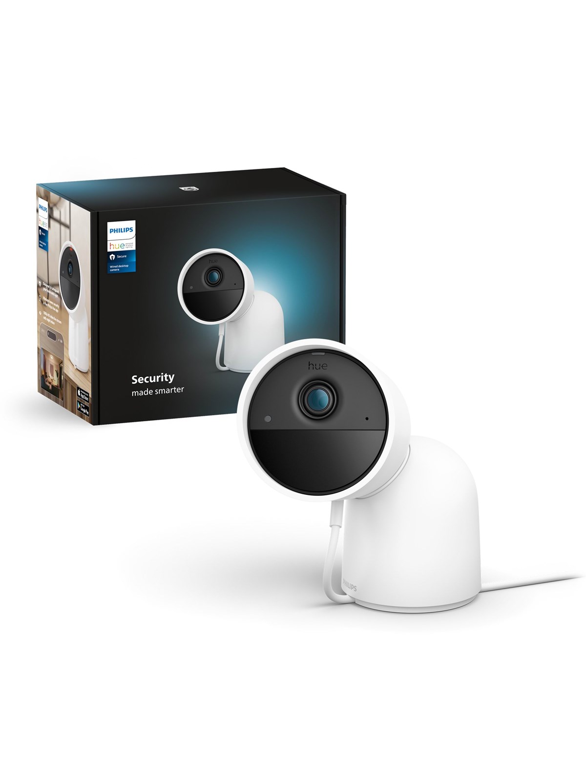 Philips Hue Secure Camera Wired Desktop White - Smart Home - 929003562704