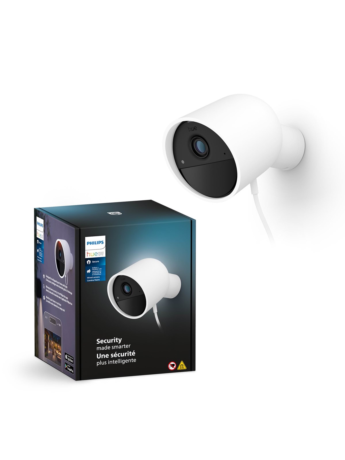 Philips Hue Secure Camera Wired | White 1 Pack - Smart Home - 929003562702