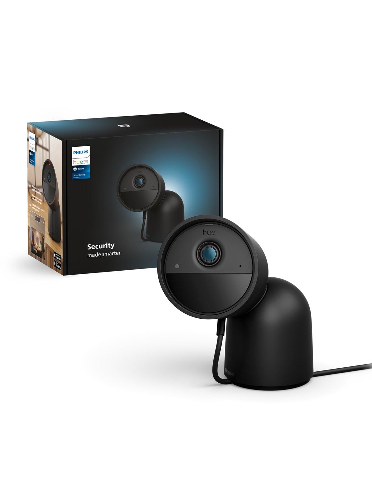 Philips Hue Secure Camera Wired Desktop Black - Smart Home - 929003562504