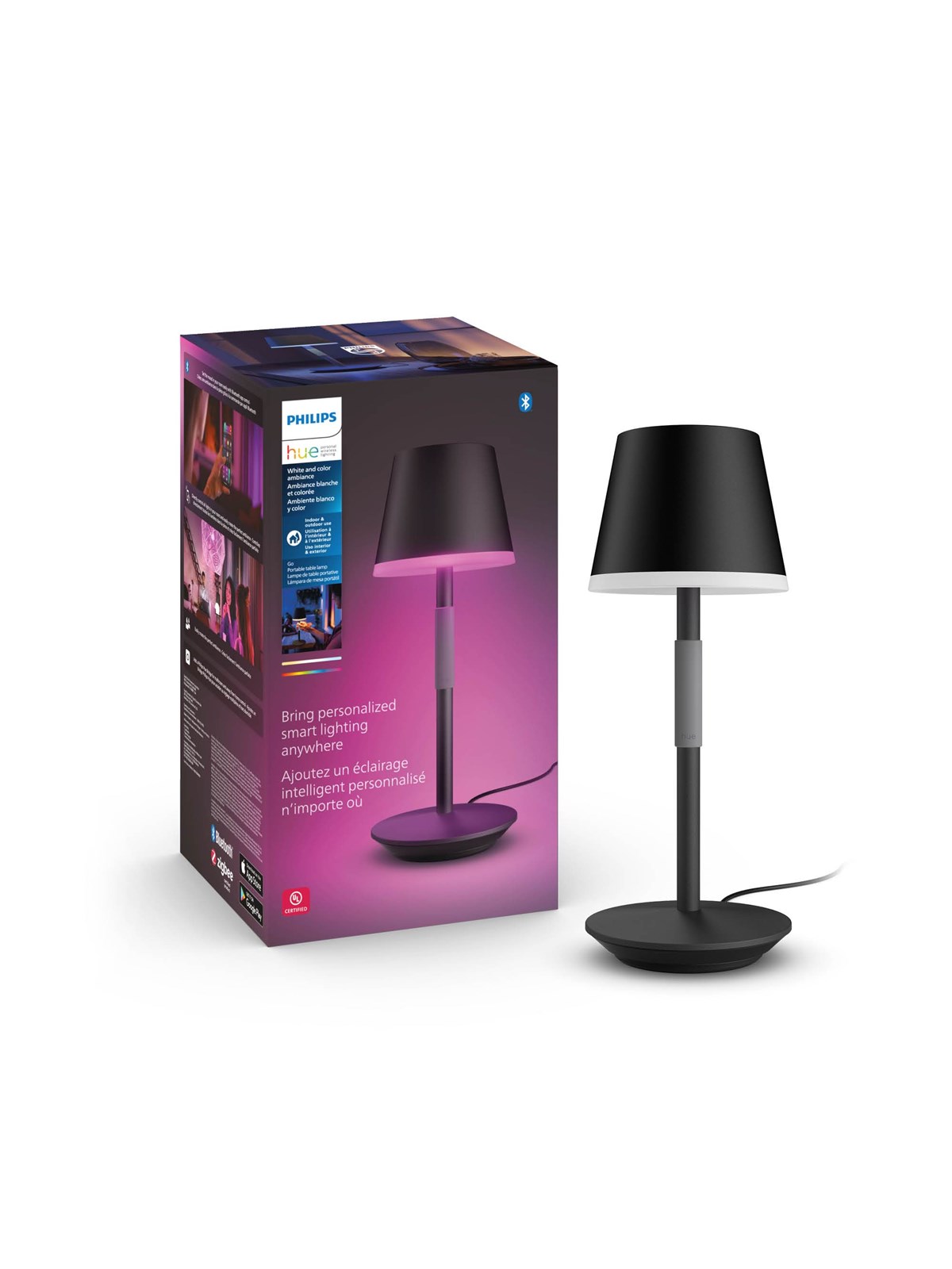Philips Hue Go Portable Table Lamp Black - Smart Home - 929003128501