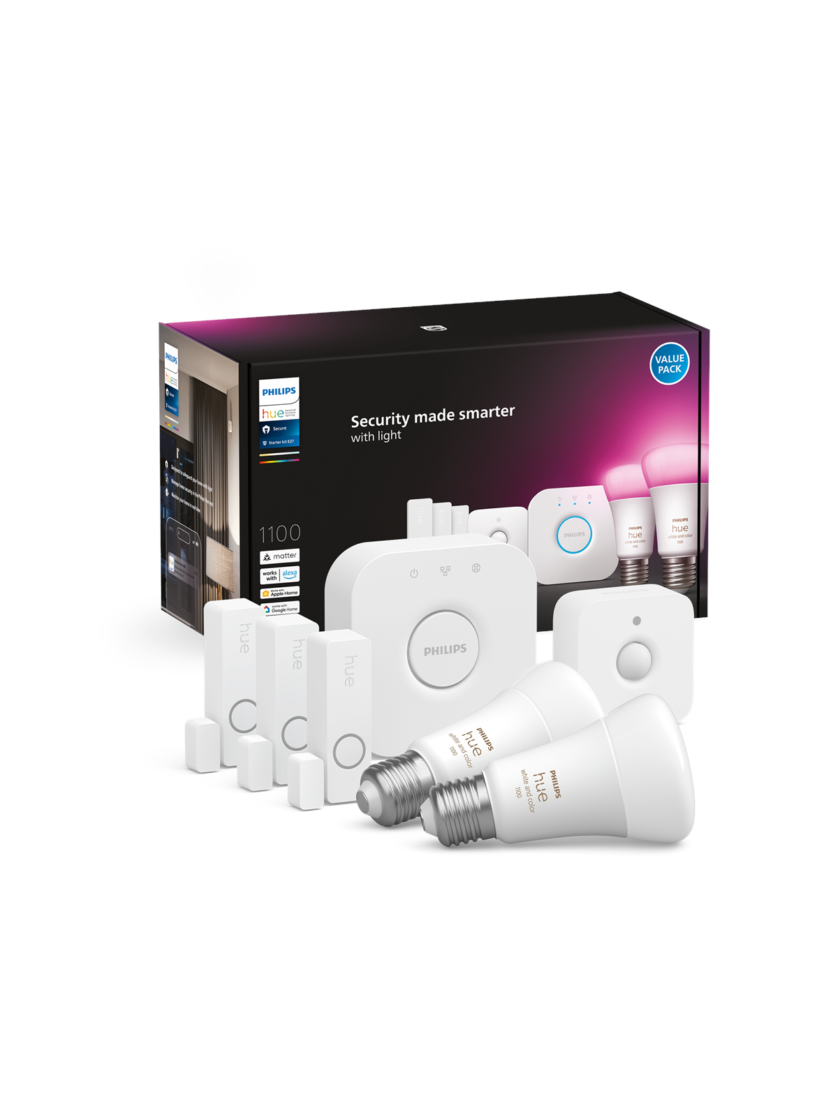 Philips Hue Secure Sensor Wca E27 Set White - Smart Home - 929002468824