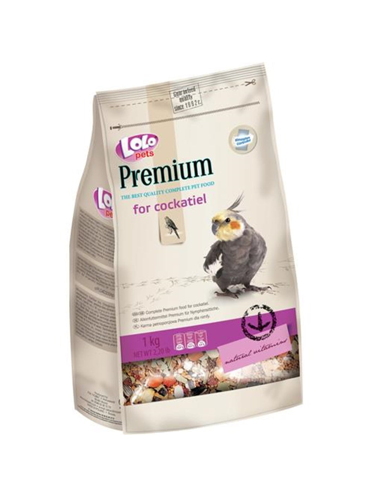Lolo Pets Parakeet Feed Premium 1000g - Essen Snacks Vitamine - Ff70222