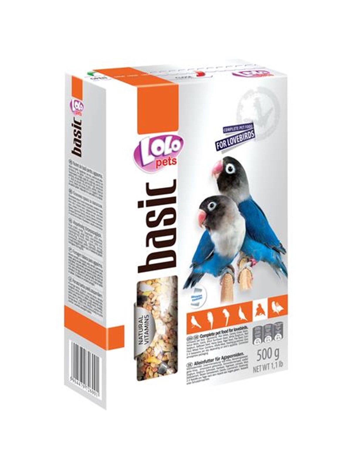 Lolo Pets Dwarf Parrot Feed 500g - Essen Snacks Vitamine - Ff72600
