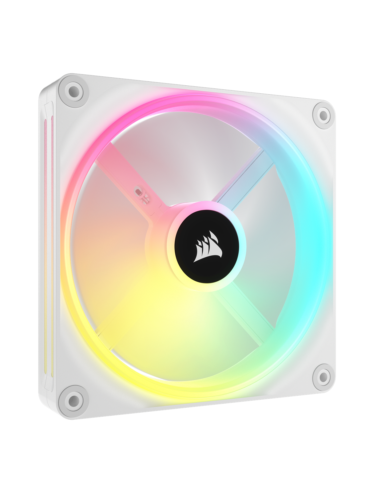 Corsair Icue Link Qx140 Rgb Expansion Fan - White - Gehäuselüfter - 140mm - Weiß Mit Rgb-beleuchtung - 37 Dba - Gehaeuseluefter - Co-9051007-ww
