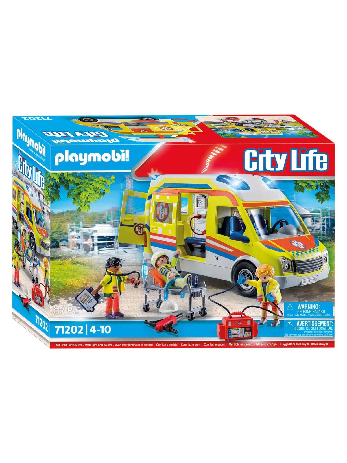 Playmobil City Life - Krankenwagen Mit Licht Und Sound - 71202