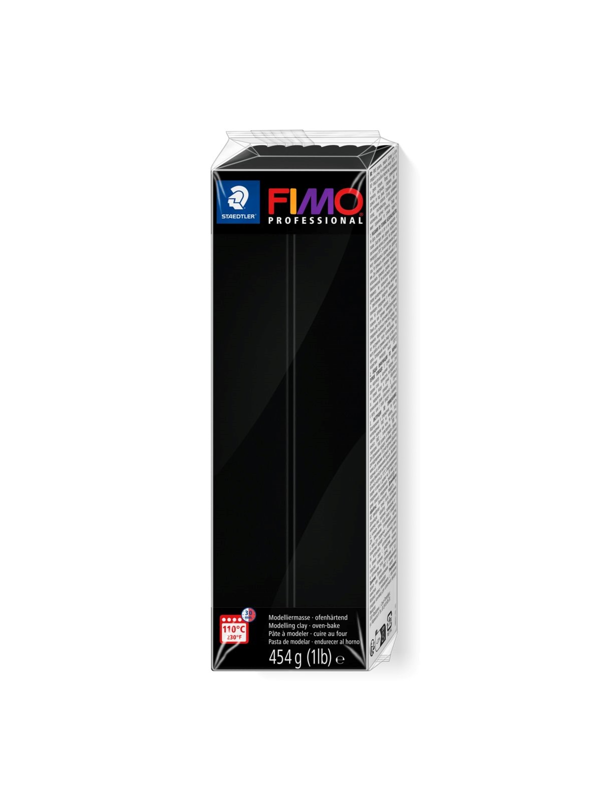 Staedtler Mod. Clay Fimo Prof 454g Black - Hobby Zubehoer - 8041-9