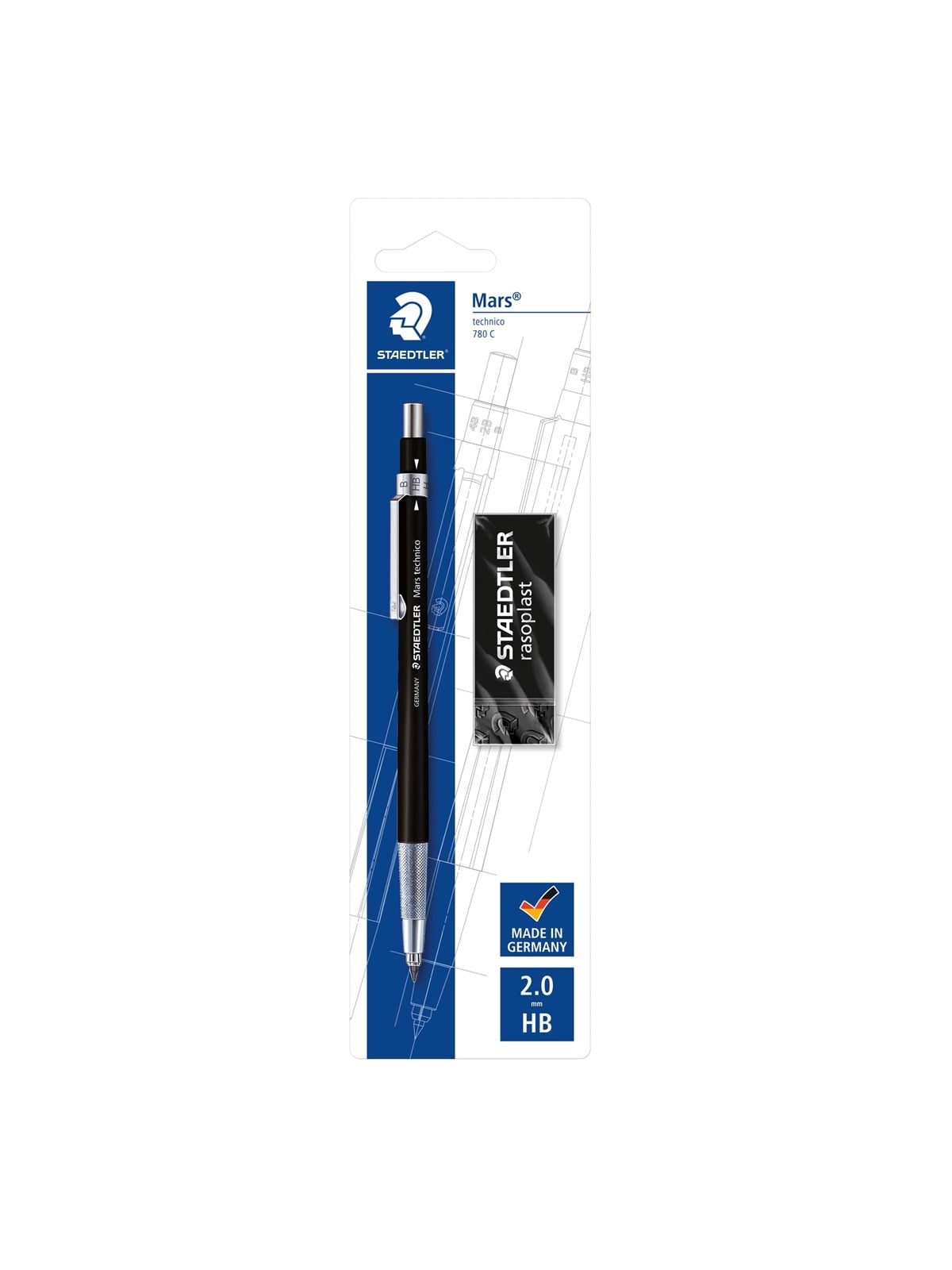 Staedtler Leadholder Mars Technico Blister - Utensilien Zum Schreiben Und Zeichnen - 780 C Bkp6