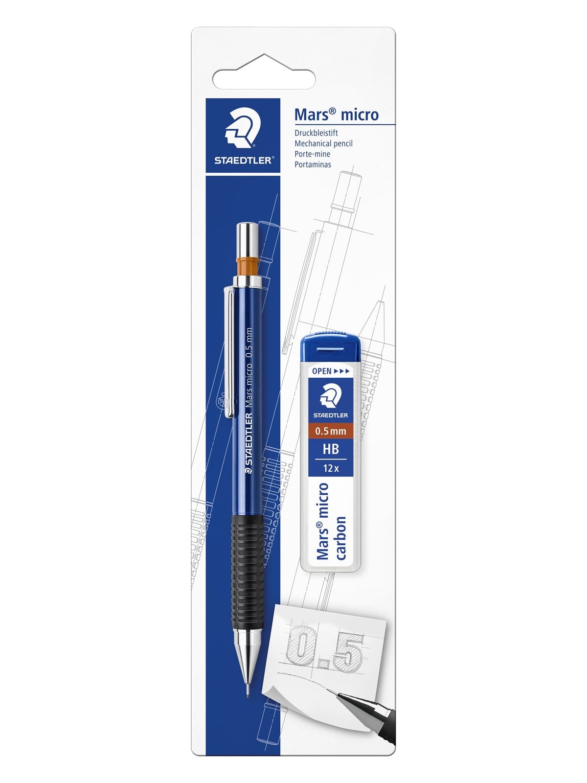 Staedtler Mechanical Pencil 775 05 + Leads bc - Utensilien Zum Schreiben Und Zeichnen - 7755bk25da