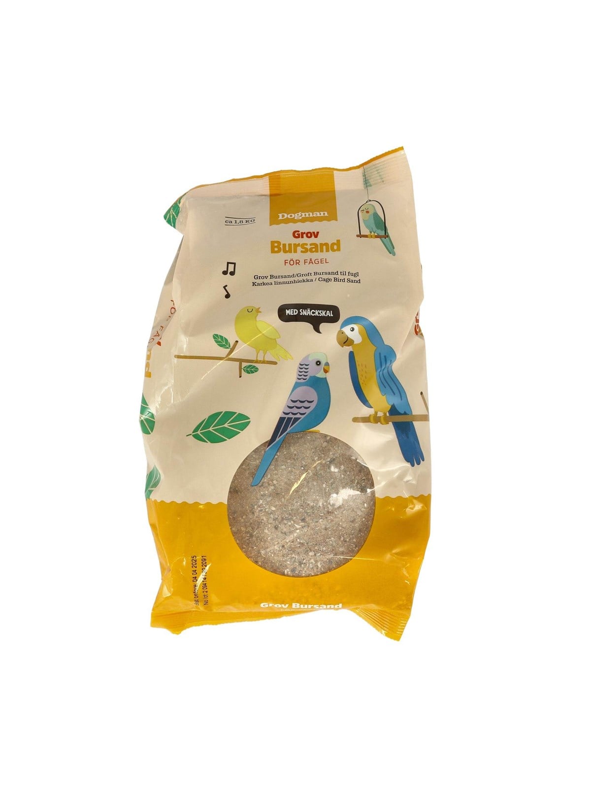 Dogman Vogelkäfigsand Mit Muschelschalen 1.8kg - Cages Houses And Accessories - 977210